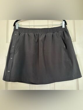Prana Black Pull-On Mini Skirt